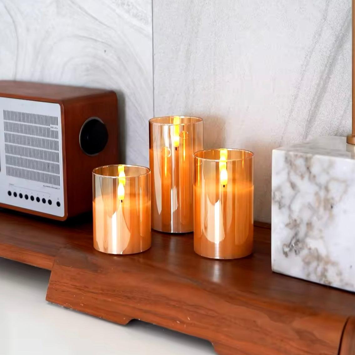Flameless LED Candles - Long Battery Life & Flickering Effect