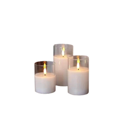 Flameless LED Candles - Long Battery Life & Flickering Effect