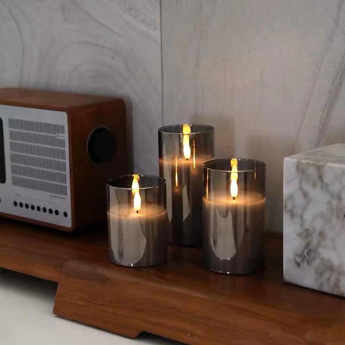 Flameless LED Candles - Long Battery Life & Flickering Effect