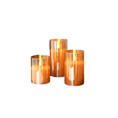 Flameless LED Candles - Long Battery Life & Flickering Effect